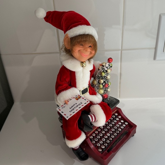 Karen Didion Originals Red and White Santa Figurine - Picture 2 of 5